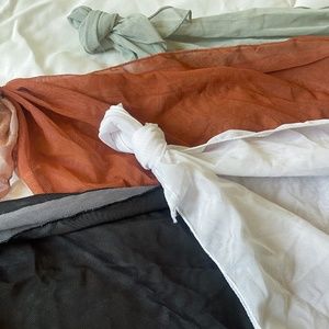 Multiple Color Mini Sarongs (Sold Together)